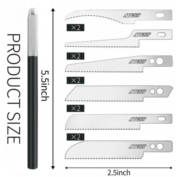 Metal Hand Saw with 12pc Blades（MS-005K6