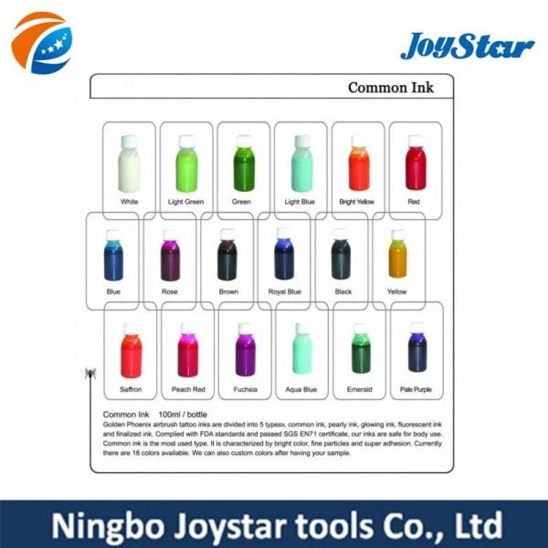 Pearly Airbrush Tattoo Inks（PT-INK-40ML）